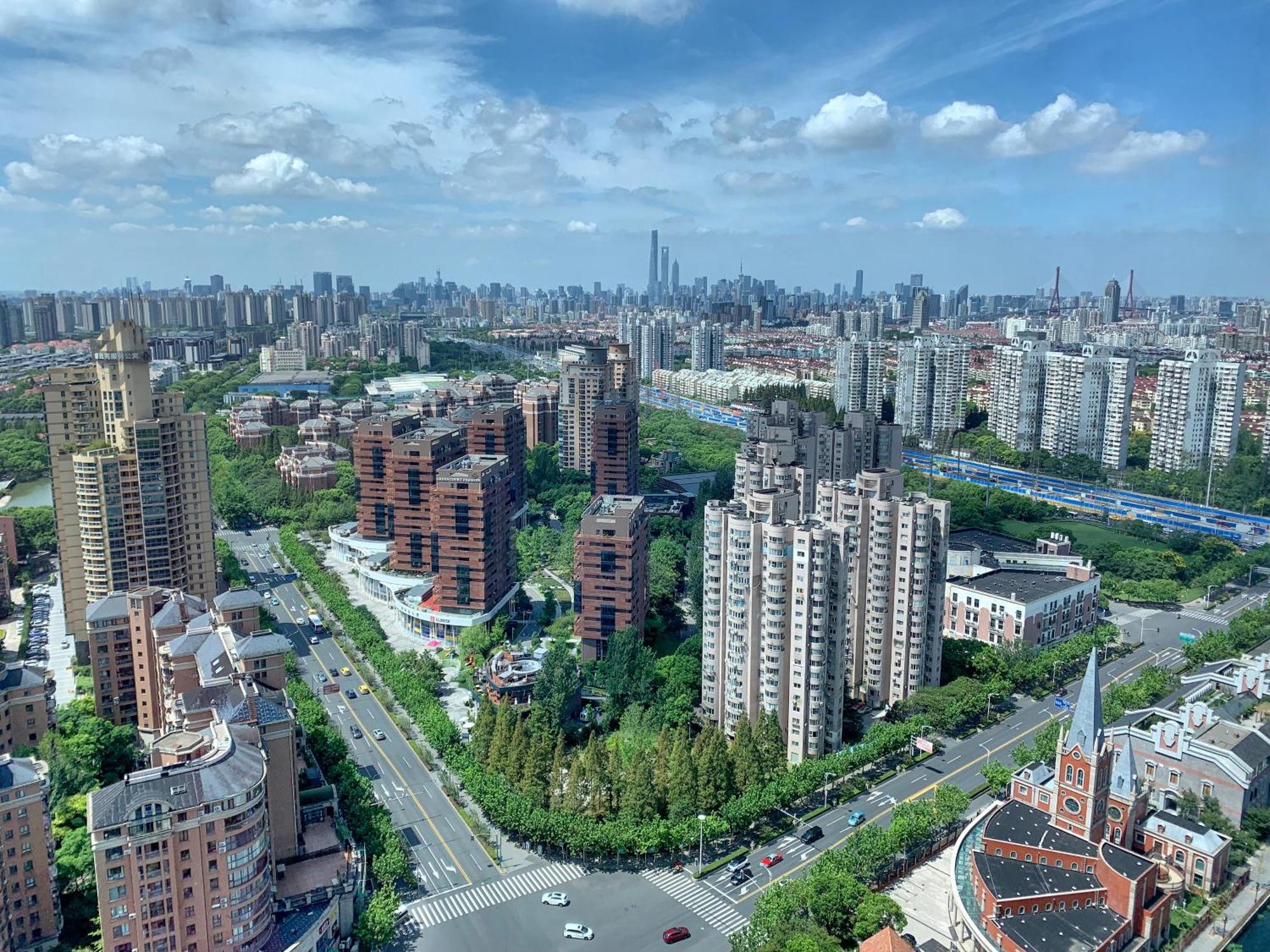 Shanghai Marriott Hotel Pudong East - Only A 30 Minute Drive From Disney Экстерьер фото